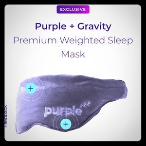 NEW - Purple brand weighted sleep mask